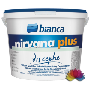 bianca nirvana plus parlak saf akrilik dış cephe boyası 2.5 lt